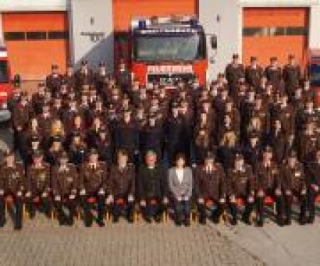 Fotoshooting der FF Breitenbuch 