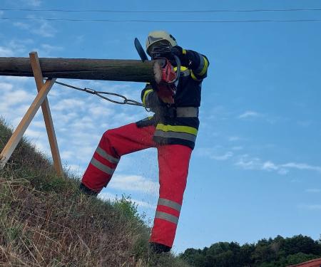 Monatsübung Juli -  Schadlagen mit Absturzgefahr nach Unwetter oder 