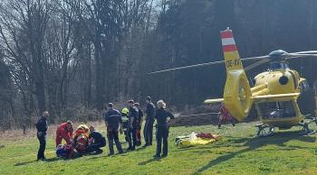 Sirenenalarm für die FF Breitenbuch – T11 Menschenrettung mit Hubschraubereinsatz