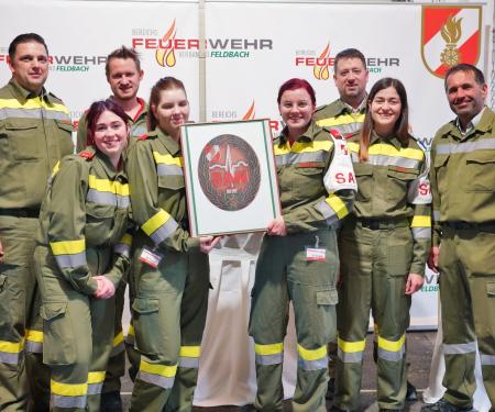 10 x SAN-Leistungsabzeichen für die Kameraden*Innen der FF Breitenbuch