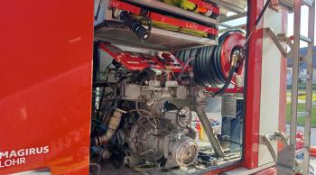 TLF-A 4000 der FF Breitenbuch nach Brandeinsatz und Reparaturen wieder Einsatzbereit